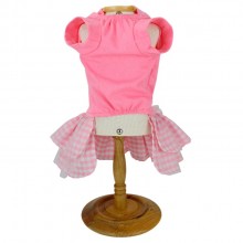 Vestido Malha Barbie Chiclete